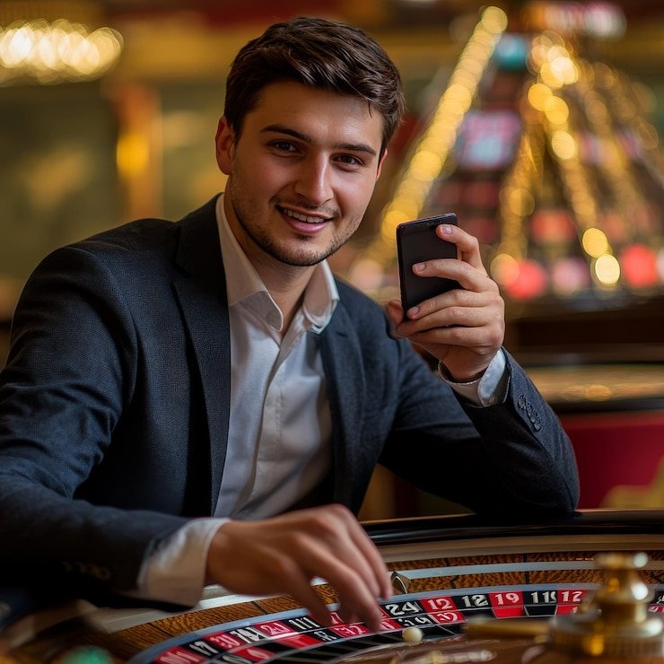 Tampilan login dan layar utama aplikasi mobile fortune365